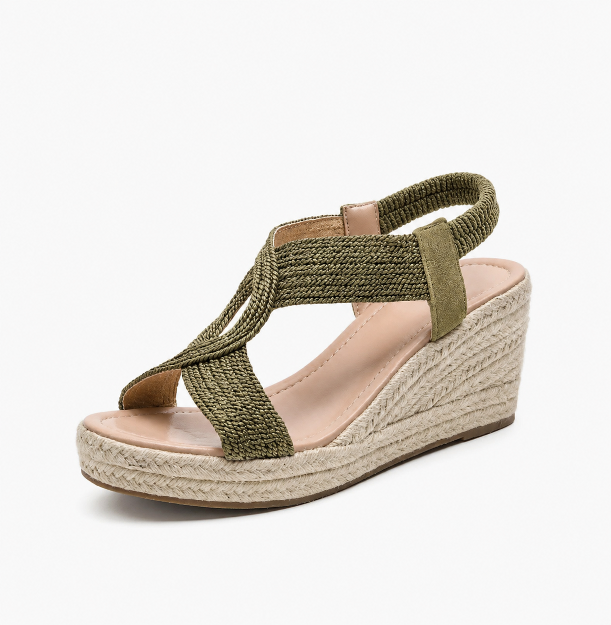 Sandales à Talon Compensé